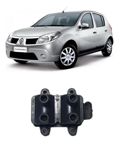 Bobina Ignição Sandero Logan Clio 1.0 1.6 8v 2011/2016