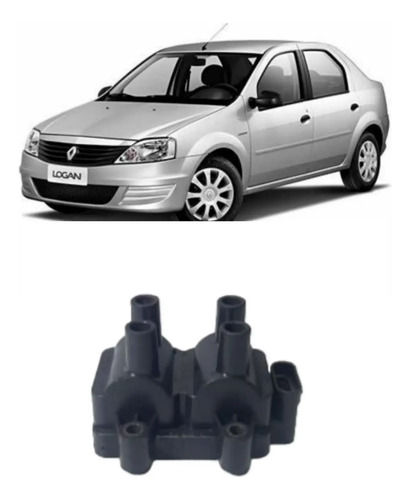 Bobina Ignição Sandero Logan Clio 1.0 1.6 8v 2011/2016 - Imagem 3
