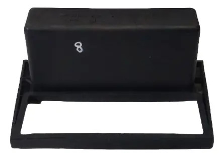 Moldura Rádio Chevrolet Corsa 2003/2012 Preto - Imagem 3