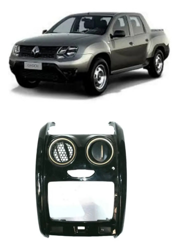 Moldura Central Do Rádio Renaut Duster/oroch 2015/2019 Preto