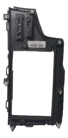 Moldura Painel Central Rádio Honda Fit 2015/2019 Preto - Imagem 4