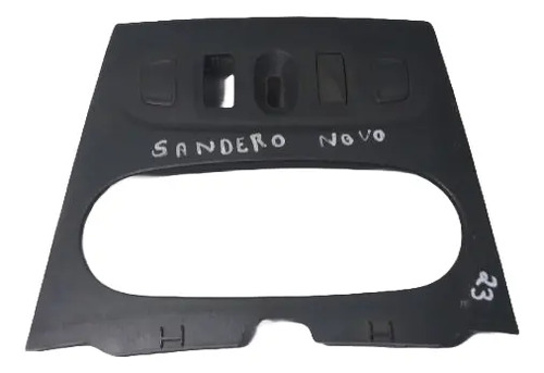 Moldura Central Comando Ar Renault Sandero Logan 2015/2019 - Imagem 2