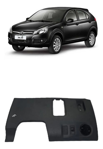 Acabamento Moldura Painel Jac J3 2011/2016 Preto