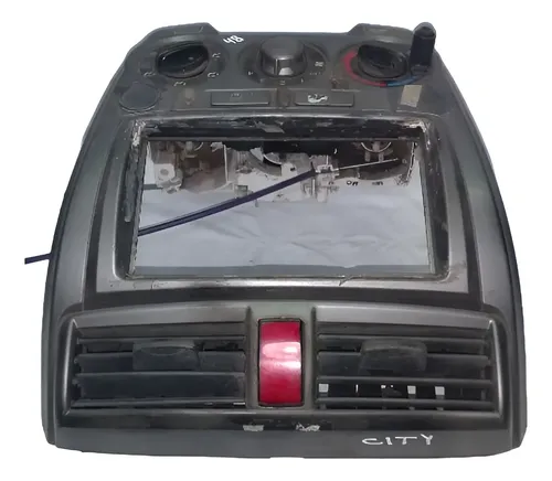 Moldura Difusor Rádio Controle De Ar Honda City 2009/2014 - Imagem 2
