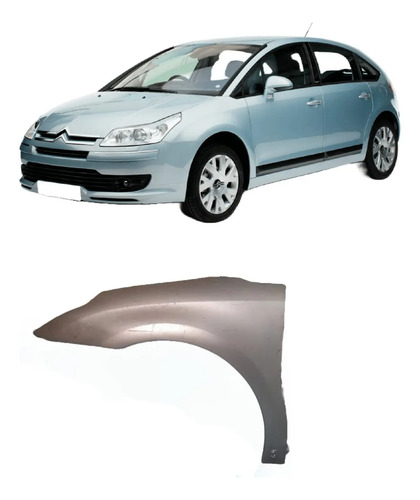 Paralama Lateral  Citroen C4 Pallas 2008/2013 Lado Esquerdo