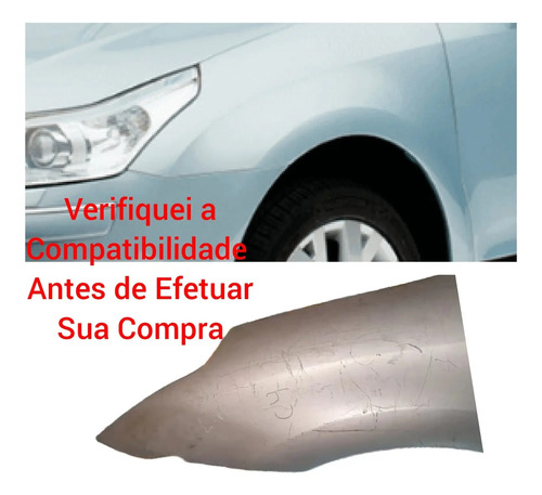 Paralama Lateral  Citroen C4 Pallas 2008/2013 Lado Esquerdo - Imagem 5