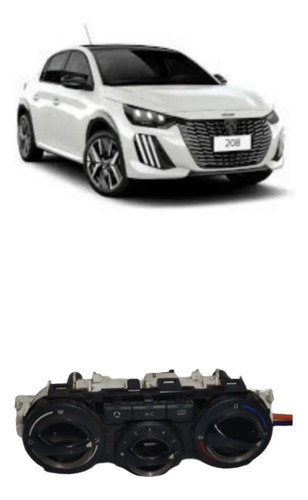 Comando Controle Ar Condicionado Peugeot 208 2014/2016 Usado