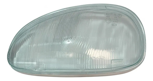 Lente Farol Corsa 1994/1999 Raiada Em Vidro Lado Esquerdo - Imagem 3