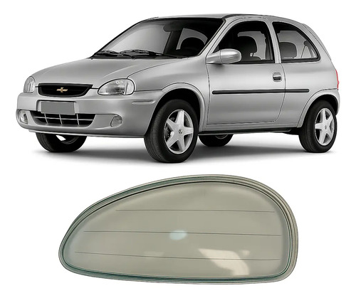 Lente Farol Corsa Classic 2000/2009 Lisa Vidro Lado Direito