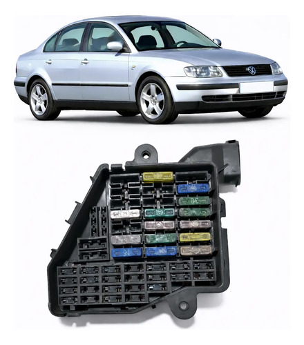 Caixa De Fusivel Volkswagen Passat 1.8 1999/2000 (8d1941824)