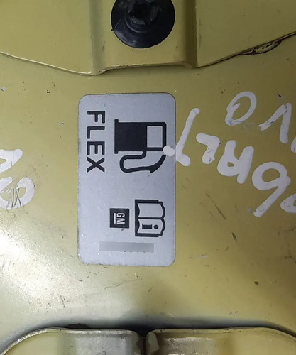 Portinhola Combustível Prisma Onix Cobalt 2012/2020 Original Amarelo - Imagem 5