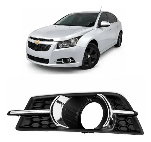 Grade Farol De Milha Cruze 2012 A 2016 Le 95980708 Usado Preto Ambos Lados
