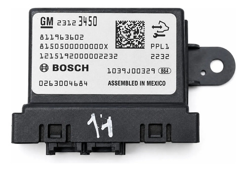 Modulo Central Sensor Estacionamento Prisma 2013 Original Preto