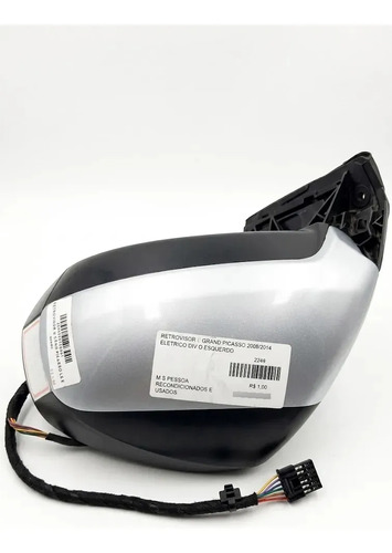 Retrovisor Grand Picasso 2008 Á 2014 Eletrico Esquerdo - Imagem 4