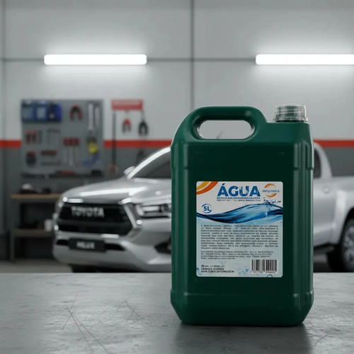 Água Deionizada Galão 5 L Desmineralizada Radiadores Bateria Verde - Imagem 1