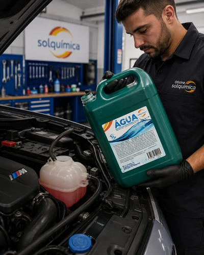 Água Deionizada Galão 5 L Desmineralizada Radiadores Bateria Verde - Imagem 4