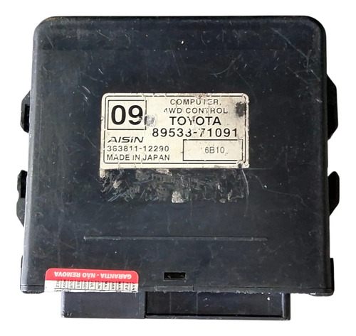 Modulo Controle Tracao Toyota Hilux Sw4 8953371091 Original