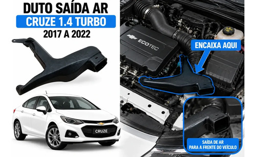 Duto Saída Ar Cruze 1.4 Turbo 2017 A 2022 - Imagem 5