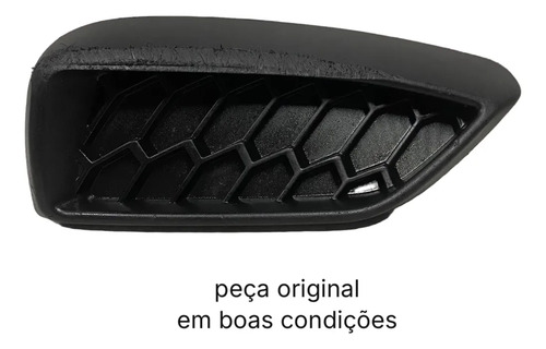 Grade Pára-choque Esquerda Fiat Argo 2017 2022 Original Preto Fosco - Imagem 2