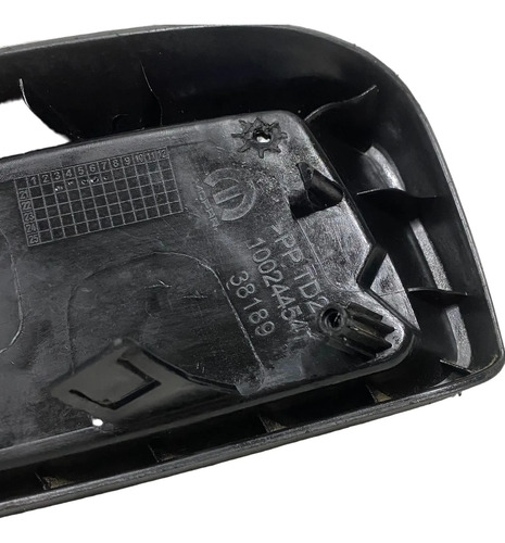 Grade Pára-choque Esquerda Fiat Argo 2017 2022 Original Preto Fosco - Imagem 10