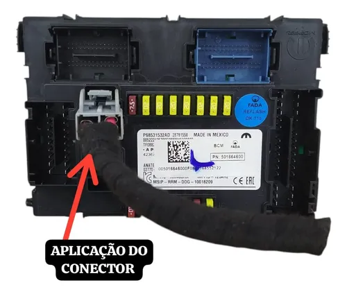 Conector Da Caixa De Fusivel Jeep Compass 2022 A 2025 Orig. - Imagem 2