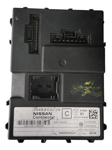 Módulo Conforto Bcm Nissan Frontier 284b2eb72b Original - Imagem 2