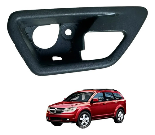 Moldura Macaneta Traseira Direita Dodge Journey 2009 Preto Dianteira/traseira