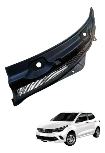 Grade Churrasqueira Lado Esquerdo Fiat Argo Preto Liso - Imagem 1