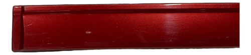 Friso Lateral Porta Traseira Esquerda Nivus 2021 2023 Oem Vermelho - Imagem 3