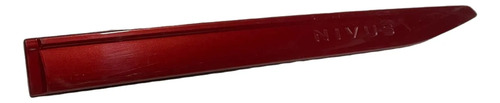 Friso Lateral Porta Traseira Esquerda Nivus 2021 2023 Oem Vermelho - Imagem 5
