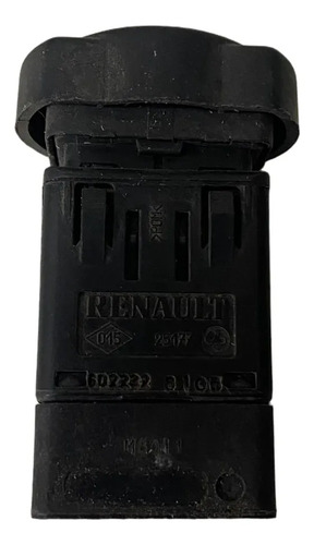 Botão Interruptor Pisca Alerta Renault Sandero Logan 2007 13 Preto - Imagem 4