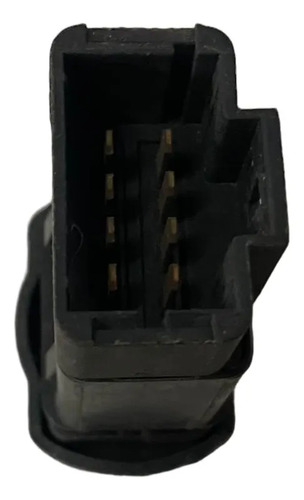 Botão Interruptor Pisca Alerta Renault Sandero Logan 2007 13 Preto - Imagem 6