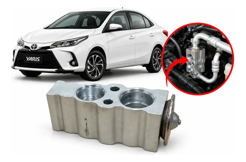 Valvula Expansao Ar Condicionado Toyota Yaris Sedan Xl 2024 - Imagem 5