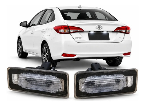 Par Lanterna Luz Placa Toyota Yaris Sedan 2023 2024