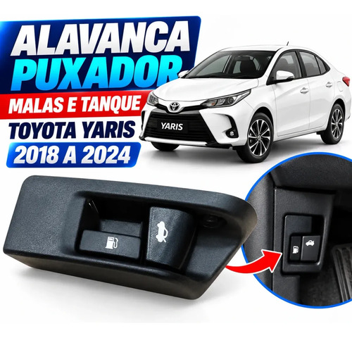Alavanca Puxador Malas Tanque Toyota Yaris 2018 A 2024 - Imagem 5