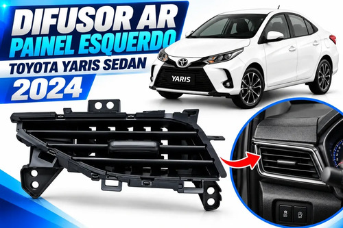 Difusor Ar Painel Esquerd Toyota Yaris Sedan Xl 16v Cvt 2024 - Imagem 5