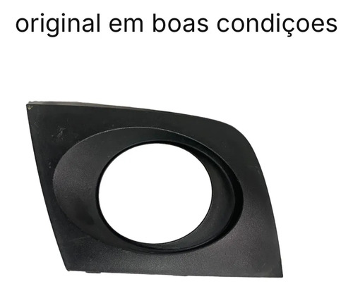 Moldura Farol De Milha Esquerdo Agile 2010 A 2013 Original Preto Esquerdo - Imagem 2