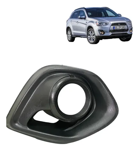 Moldura Farol De Milha Mitsubishi Asx 2013 A 2016 Original Preto Esquerdo