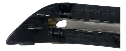 Grade Farol De Milha Esquerdo Mercedes C180 2012 A 2014 Oem Preto Esquerdo - Imagem 8