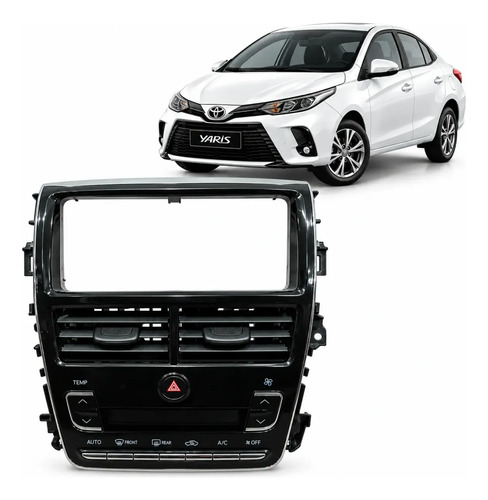 Moldura Painel Toyota Yaris Sedan Xl 16v Cvt 4p 2024 Preto
