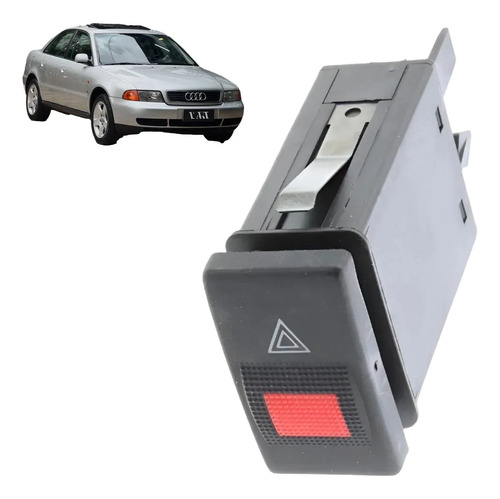 Botão Pisca Alerta Audi A4 1995 2001 Original 8d0941509d01c Preto