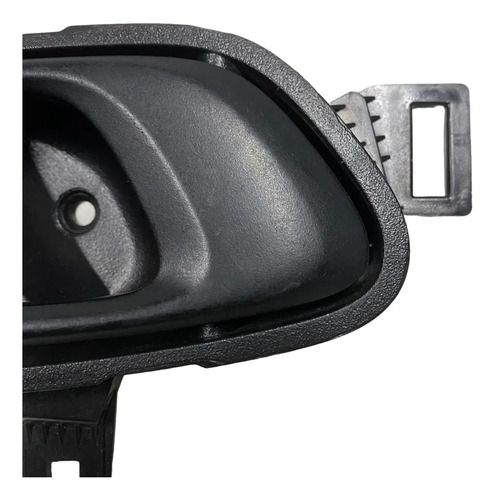 Maçaneta Interna Direita Renault Kwid 2017 2021 Original Preto Dianteira - Imagem 6