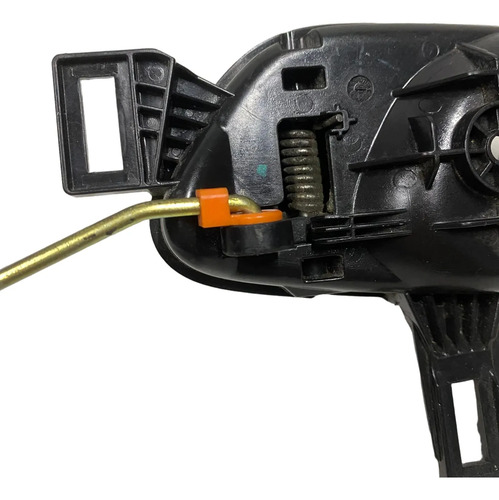 Maçaneta Interna Direita Renault Kwid 2017 2021 Original Preto Dianteira - Imagem 10