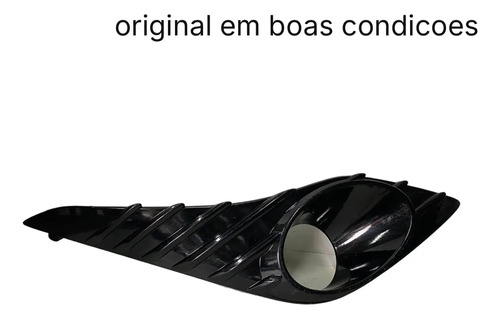Moldura Farol De Milha Toyota Yaris Direito 2019 2022 Oem Preto Direito - Imagem 2