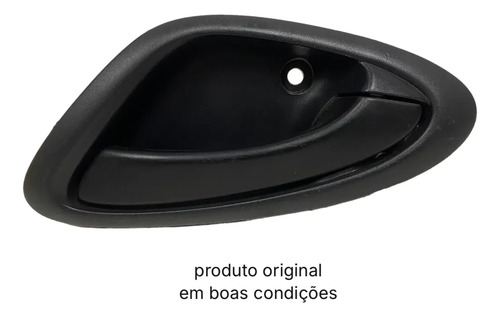 Maçaneta Interna Direita Honda Fit 2003 2008 Original Preto Dianteira - Imagem 2