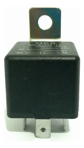 Relé Auxiliar Universal 12v 40a/30a 5 Pinos Mkb - Imagem 4