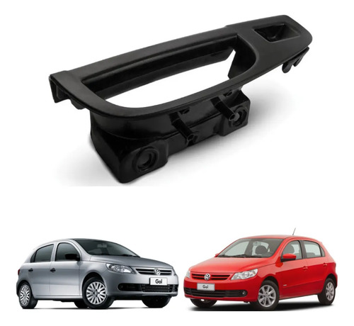 Moldura Puxador Porta Gol Gv Voyage Saveiro G5 G6 G7 D. Dir. Preto