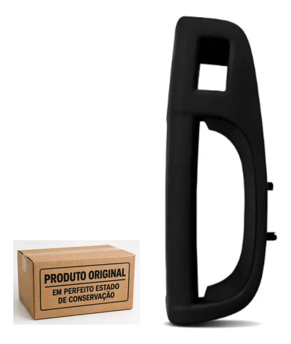 Moldura Puxador Porta Gol Gv Voyage Saveiro G5 G6 G7 D. Dir. Preto - Imagem 2