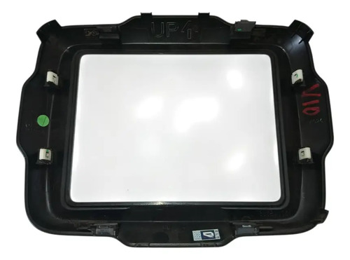 Moldura 2dim Multimidia Jeep Renegade 2016 17 18 19 20 21 22 Preto - Imagem 4