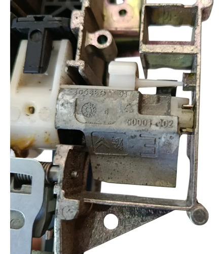 Maçaneta Externa Traseir Esquerd Citroen C3 Picasso 2014 15 Prata Dianteira/traseira - Imagem 4